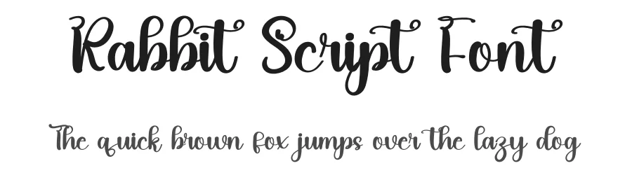 Rabbit Script Font by inermediaSTUDIO — Script Handwritten Font