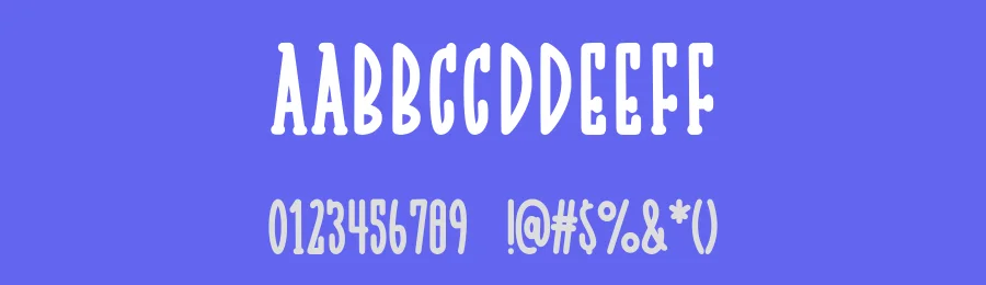 Rabbit Whimsy Display Font by Craftedtype — Decorative Font — thumbnail 3