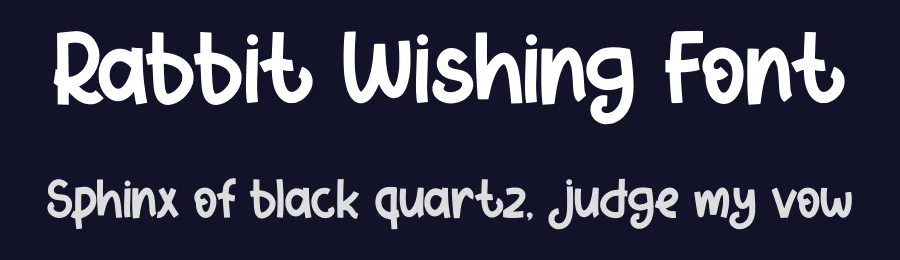 Rabbit Wishing Font by Nadiratype — Decorative Font — thumbnail 2
