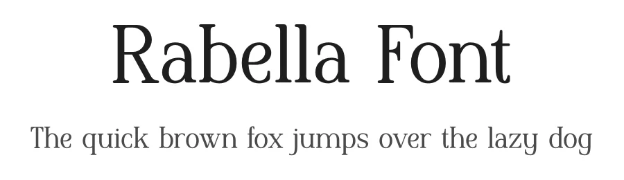 Rabella Font by Skytroopas — Serif Font