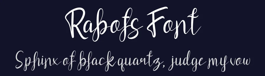 Rabofs Font by khalwastudio — Script Handwritten Font — thumbnail 2