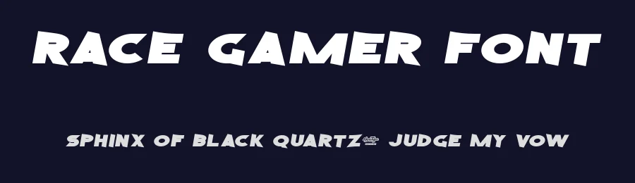 Race Gamer Font by noahtype — Decorative Font — thumbnail 2