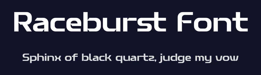 Raceburst Font by TypeFactory — Display Font — thumbnail 2