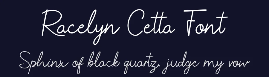 Racelyn Cetta Font by Creatifontstudios — Script Handwritten Font — thumbnail 2