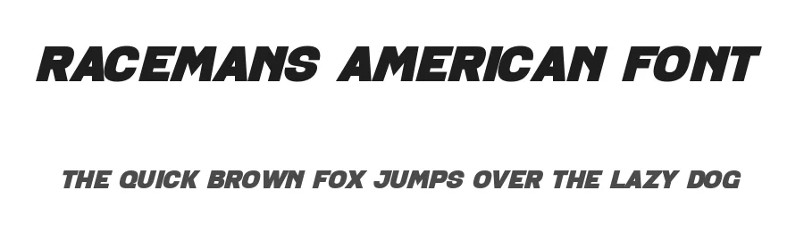 Racemans American Font by timelesstype.co — Sans Serif Font