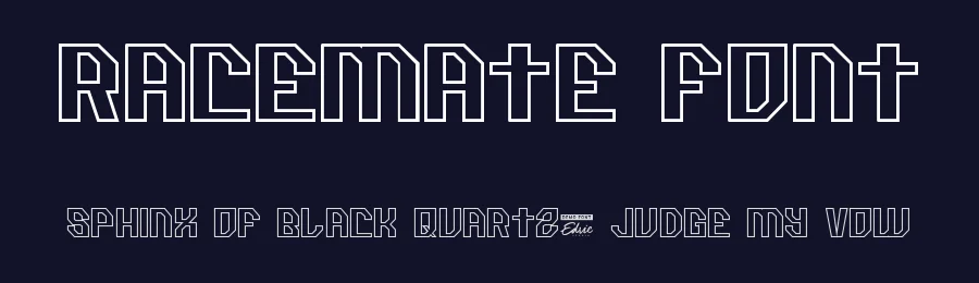 Racemate Font by edricstudio — Display Font — thumbnail 2