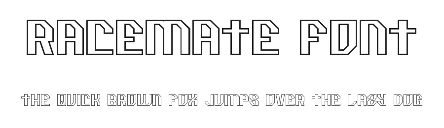 Racemate Font by edricstudio — Display Font