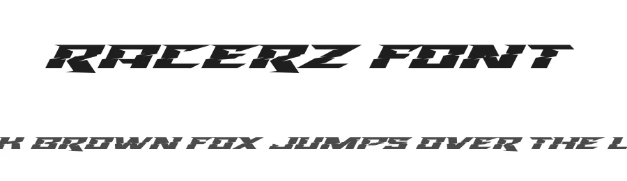 Racerz Font by Almarkha Type — Display Font