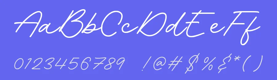 Rachel Bowie Monoline Handwritten Font by balpirick — Script Handwritten Font — thumbnail 3