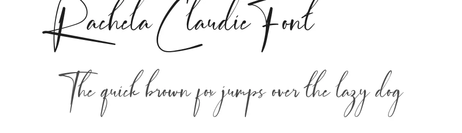 Rachela Claudie Font by VinType — Script Handwritten Font
