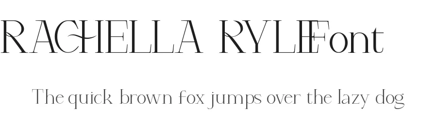 Rachella Kyle Font by nihstudio — Display Font