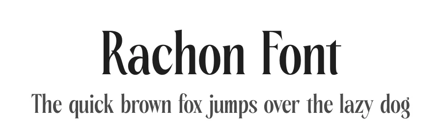 Rachon Font by timelesstype.co — Display Font