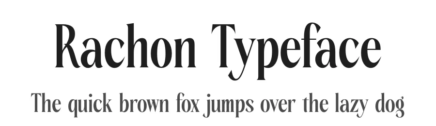 Rachon Typeface by timelesstype.co — Display Font