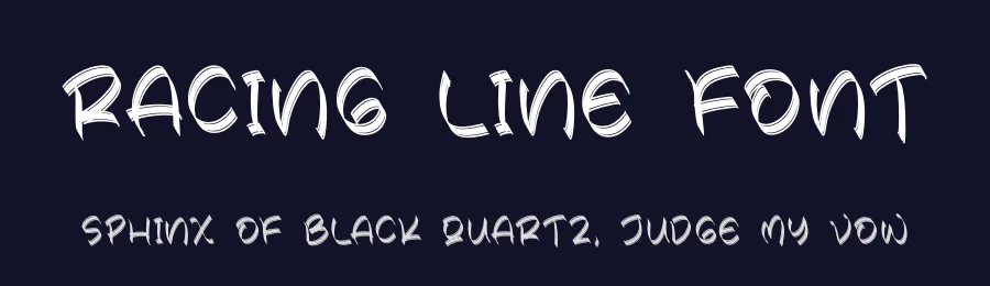 Racing Line Font by perspectype — Script Handwritten Font — thumbnail 2