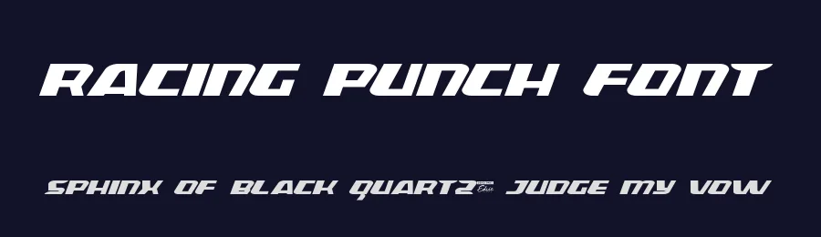 Racing Punch Font by edricstudio — Display Font — thumbnail 2