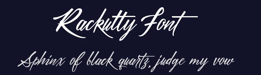 Rackutty Font by zamjumps-studio — Script Handwritten Font — thumbnail 2