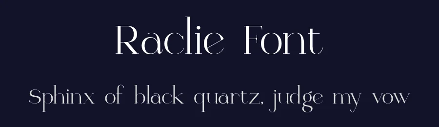 Raclie Font by roomspace.cl — Serif Font — thumbnail 2