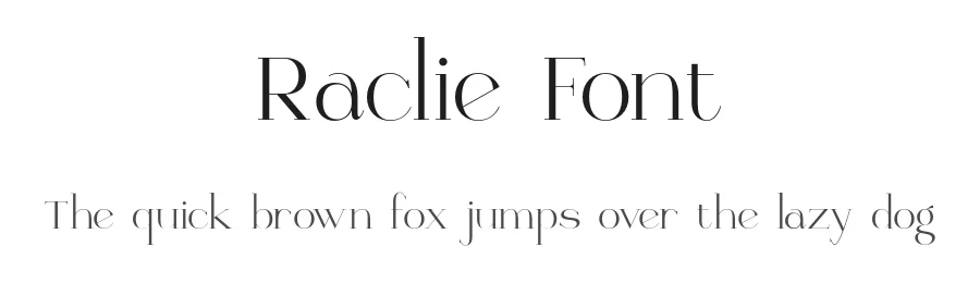 Raclie Font by roomspace.cl — Serif Font