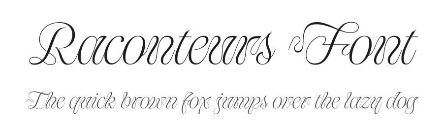 Raconteurs Font by Black Foundry — Serif Font