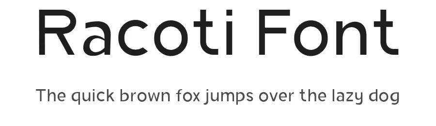 Racoti Font by twinletter β Sans Serif Font