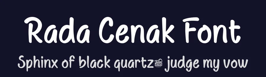 Rada Cenak Font by twinletter — Display Font — thumbnail 2