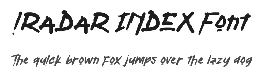Radar Index Font by noahtype — Decorative Font