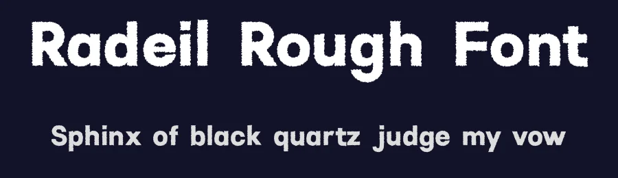 Radeil Rough Font by craftsupplyco — Sans Serif Font — thumbnail 2