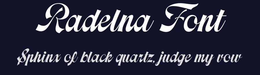 Radelna Font by Rantautype — Script Handwritten Font — thumbnail 2