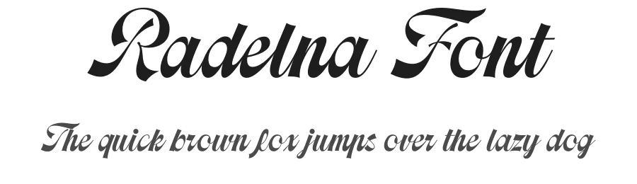 Radelna Font by Rantautype — Script Handwritten Font
