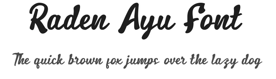 Raden Ayu Font by nihstudio — Script Handwritten Font