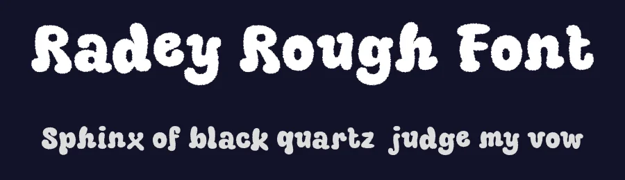 Radey Rough Font by craftsupplyco — Display Font — thumbnail 2