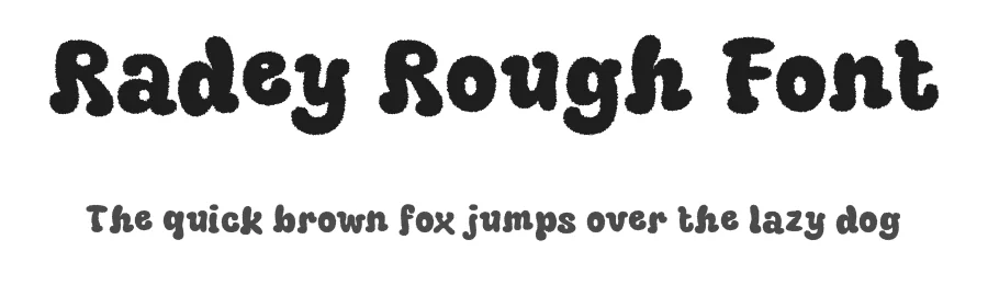 Radey Rough Font by craftsupplyco — Display Font