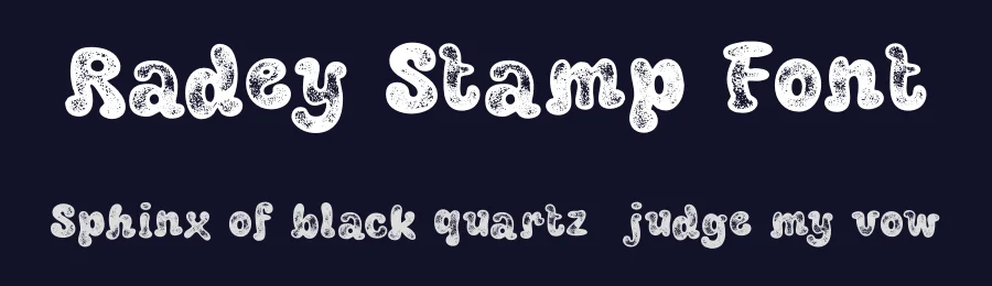 Radey Stamp Font by craftsupplyco — Display Font — thumbnail 2
