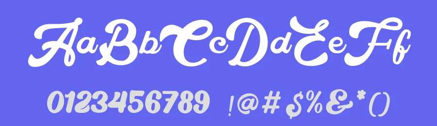Radial Vintage Font by wibisono2001 — Script Handwritten Font — thumbnail 3