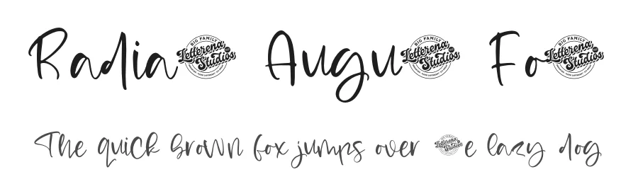 Radiant August Font by letterenastudios — Script Handwritten Font