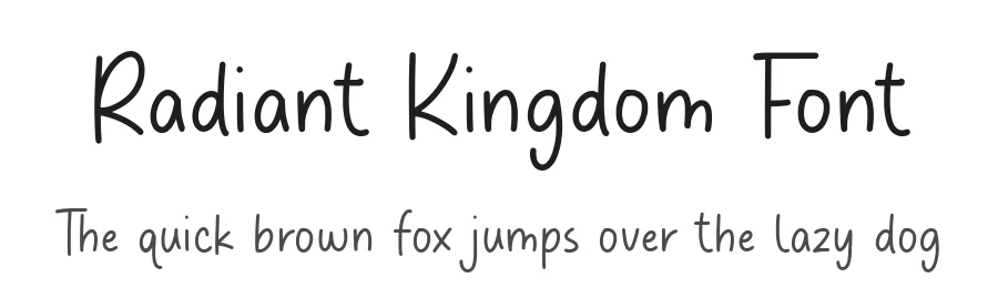 Radiant Kingdom Font by Timur type — Script Handwritten Font