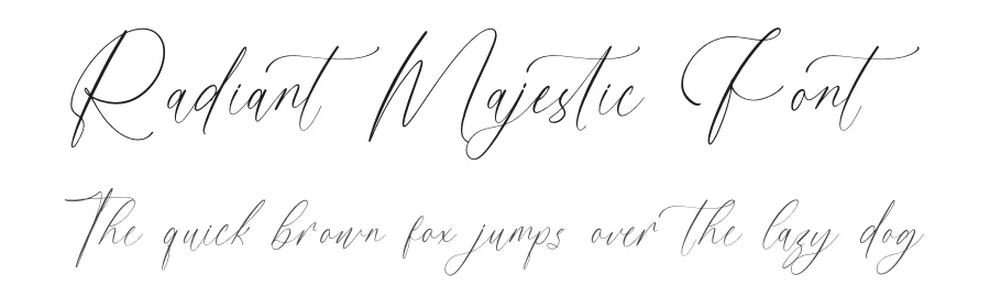 Radiant Majestic Font by stylishtype.co — Script Handwritten Font