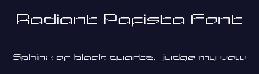 Radiant Pafista Font by glyphminds.studios — Display Font — thumbnail 2