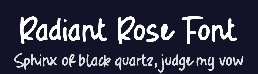 Radiant Rose Font by Timur type — Decorative Font — thumbnail 2