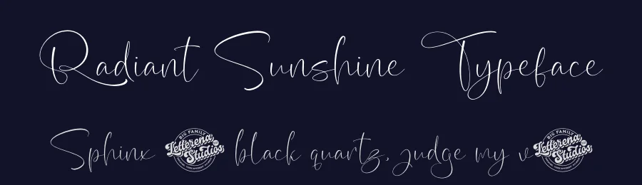 Radiant Sunshine Typeface by letterenastudios — Script Handwritten Font — thumbnail 2