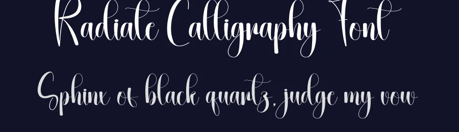 Radiate Calligraphy Font by creativeletter — Script Handwritten Font — thumbnail 2