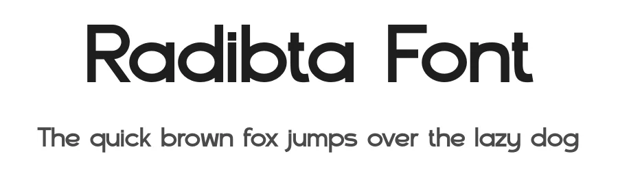 Radibta Font by SlideShoot — Sans Serif Font
