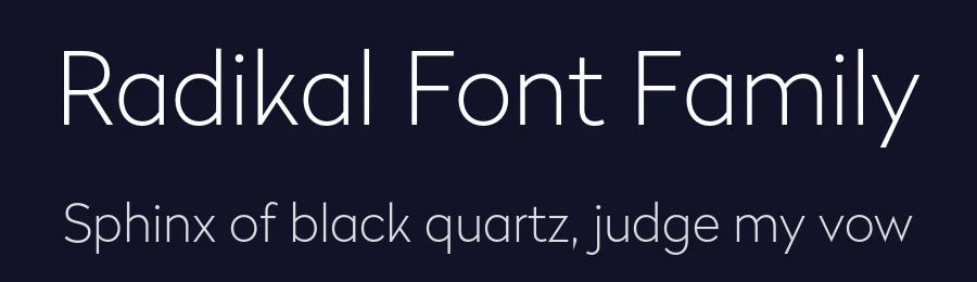 Radikal Font Family by Nootype — Sans Serif Font — thumbnail 2
