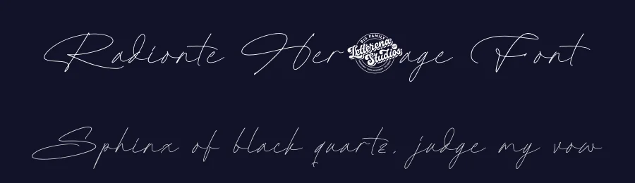 Radionte Heritage Font by letterenastudios — Script Handwritten Font — thumbnail 2