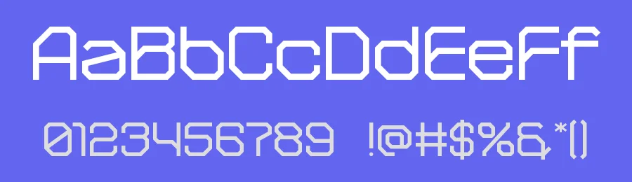 RADON – Futuristic Font by Rautan — Display Font — thumbnail 3
