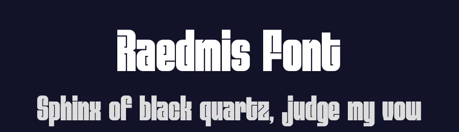 Raedmis Font by Denustudios — Decorative Font — thumbnail 2