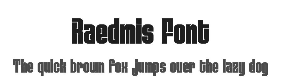 Raedmis Font by Denustudios — Decorative Font