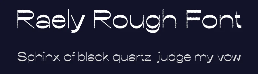 Raely Rough Font by craftsupplyco — Sans Serif Font — thumbnail 2