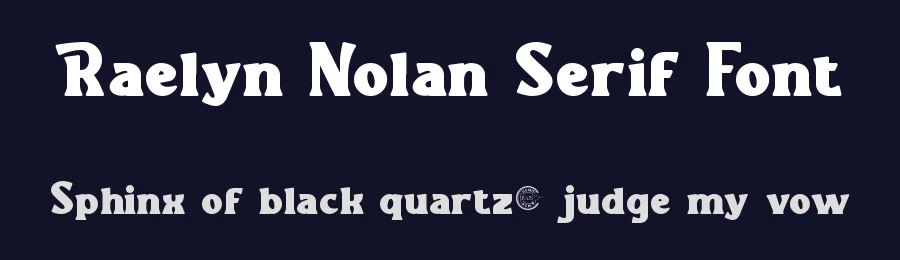 Raelyn Nolan Serif Font by RaisProject — Display Font — thumbnail 2