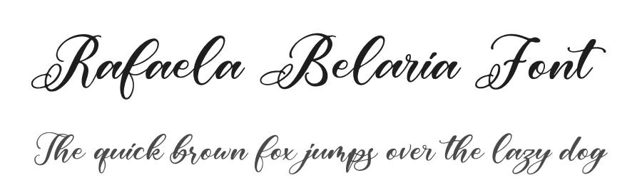 Rafaela Belaria Font by letterfabric — Script Handwritten Font